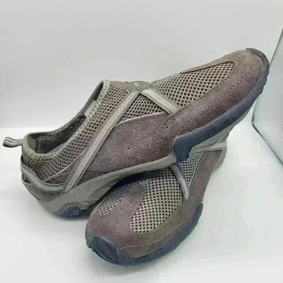 Dr. Schoolls Outdoor Hiking Women's Mesh Shoe Gel Size 8 Gray/Brown - Picture 3 of 14